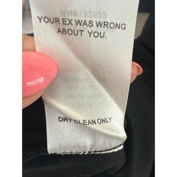 LPA The Label 80’s Cutout Maxi Dress Size M Black Your Ex Was Wrong! - Picture 7 of 9